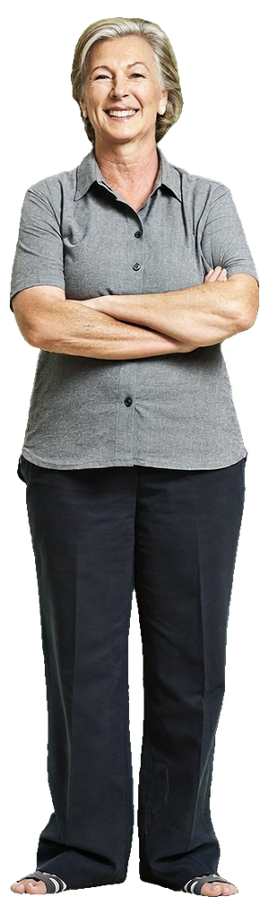 An older California homeowner completing a gray divorce buyout with a jumbo reverse mortgage
