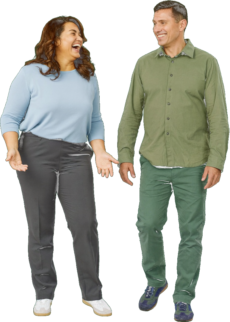 A California couple reviewing their mortgage refinance options